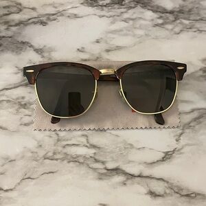 Ray Ban Clubmaster Sunglasses (Prescription Lenses)